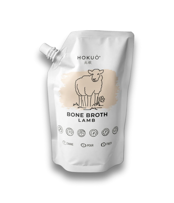 Hokuō® Ζωμός από κόκκαλα αρνιού 400ml για σκύλους και γάτες - Lamb Bone Broth